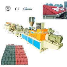 ISO CE Standard PVC glasierte Ziegel Palstic-Maschine, PVC Kunststoff Fliese Produktionslinie exportiert